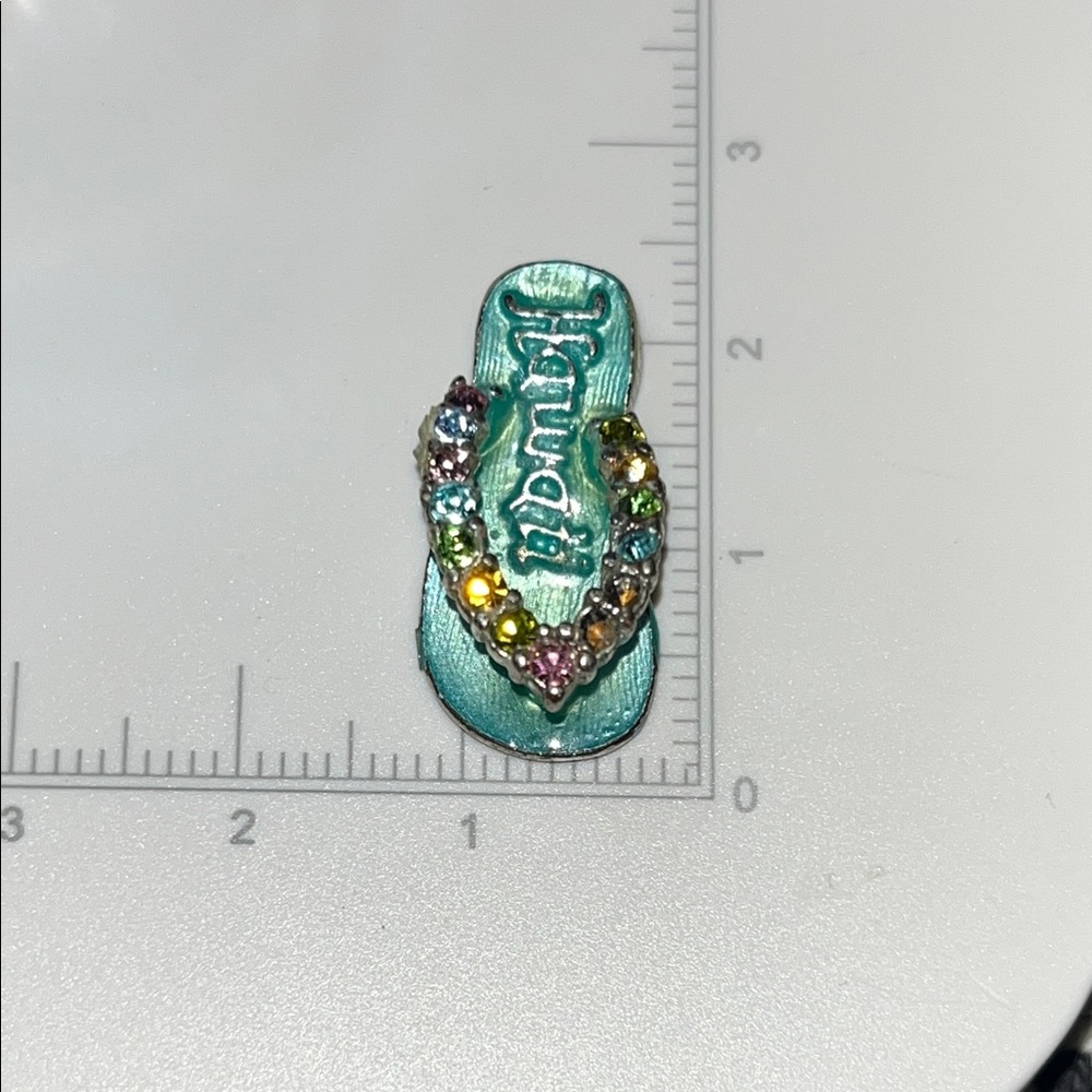 Vintage enamel MC marked Hawaii Charm.